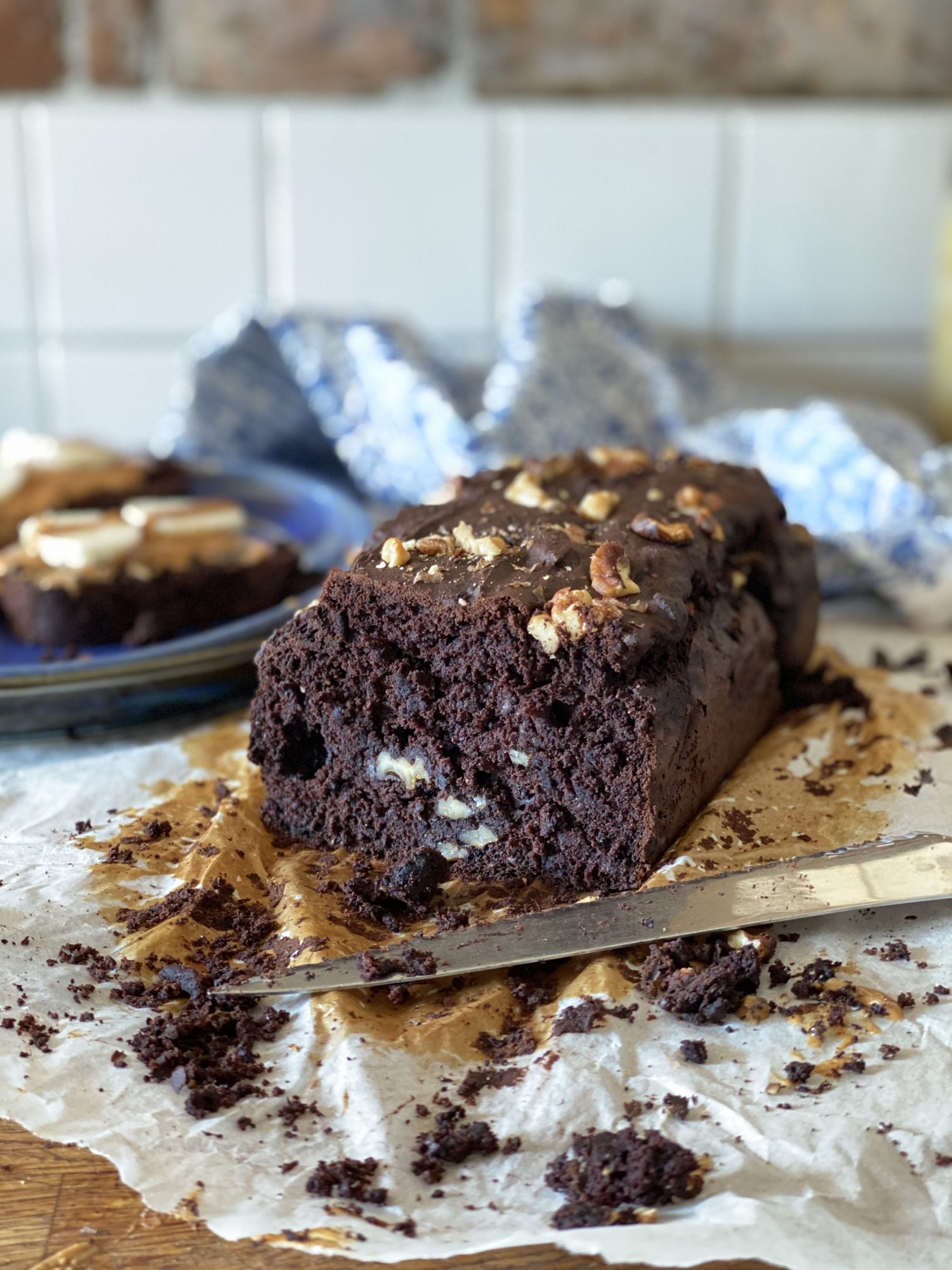 Bananbröd med choklad (glutenfritt, mjölkfritt)